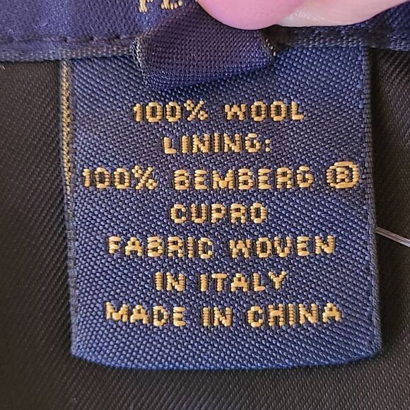 Brooks Brothers Womens Black Wool Sleeveless Lined V Neck Sheath Dress 8P - Picture 4 of 11